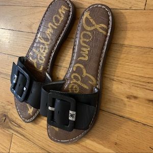 Sam Edelman  black sandals like new 8.5